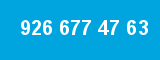 926 677 47 63 926 677 47 63